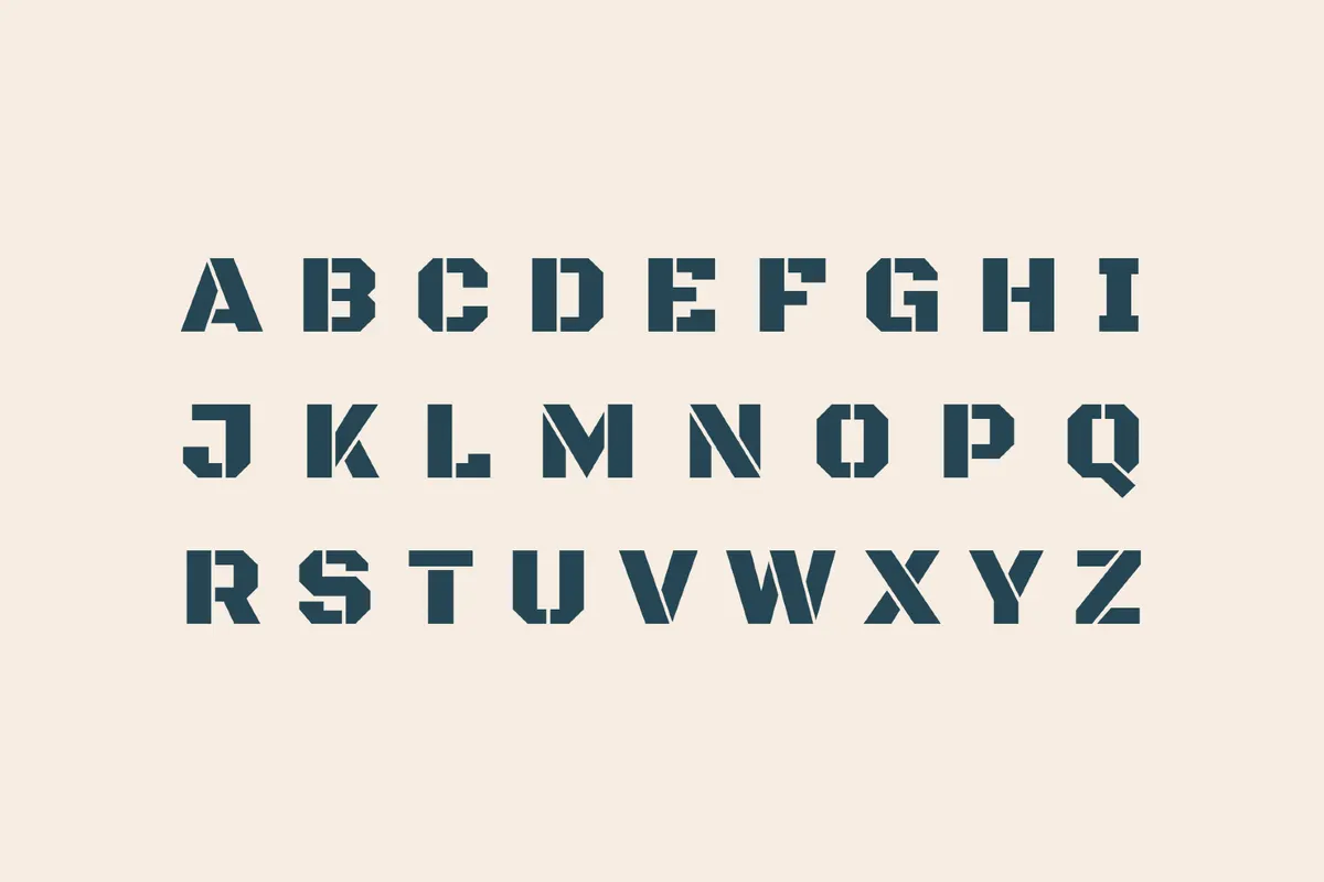 Black Ops One - Military Stencil Font