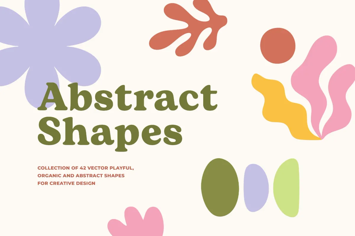 Playful Abstract Shapes Vector Pack