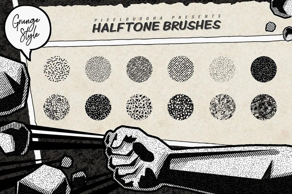 Comics Grunge Procreate Brushes