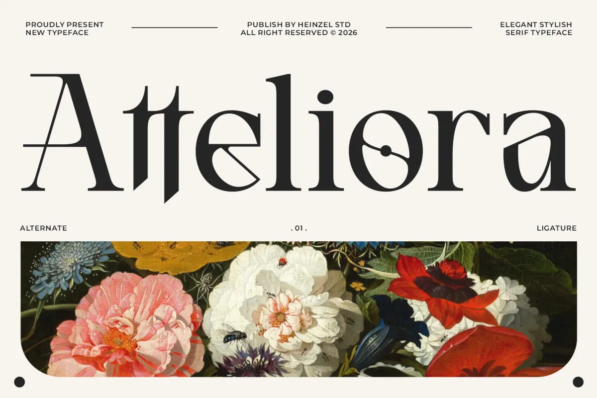 Atteliora - Elegant Stylish Serif Font