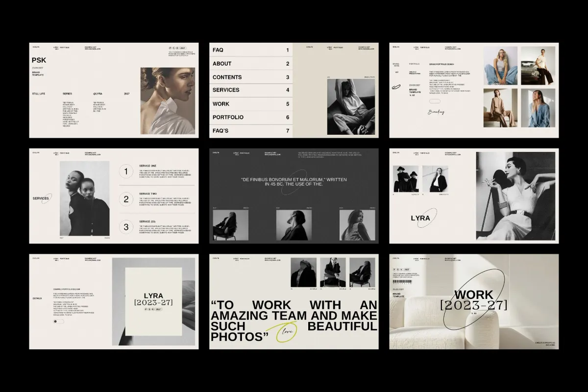 Brand Portfolio Template