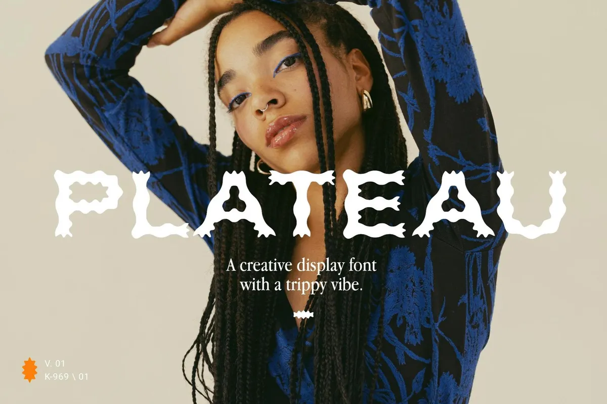 Plateau Display Font
