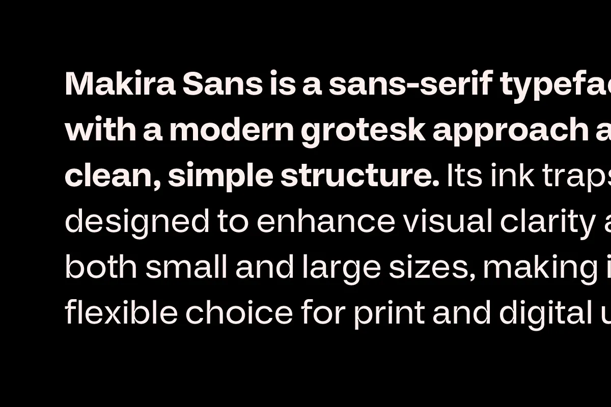 Makira – Modern Sans Serif Font Family