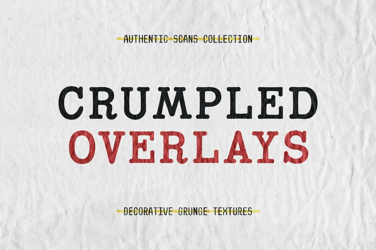 Crumpled Paper Textures Collection