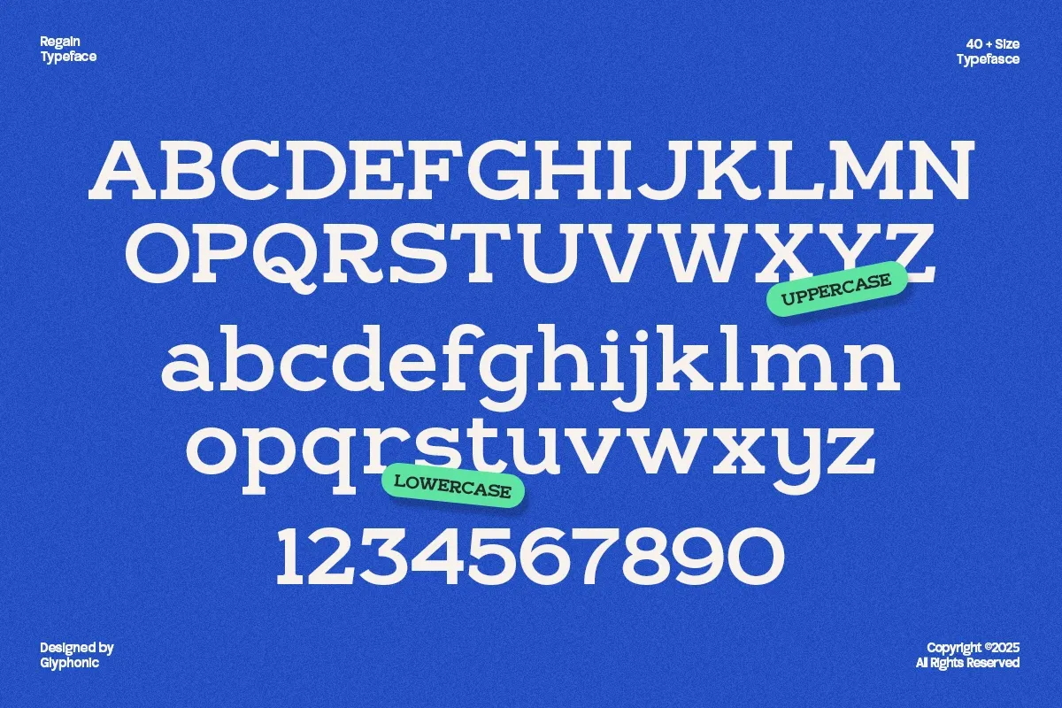 GC Regain - Display Bold Slab Serif