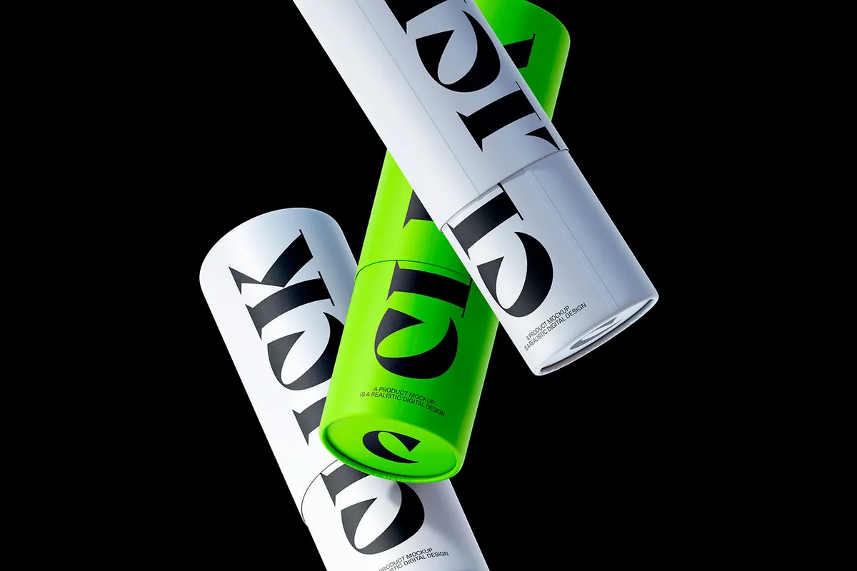 Paper Tube Mockup Set
