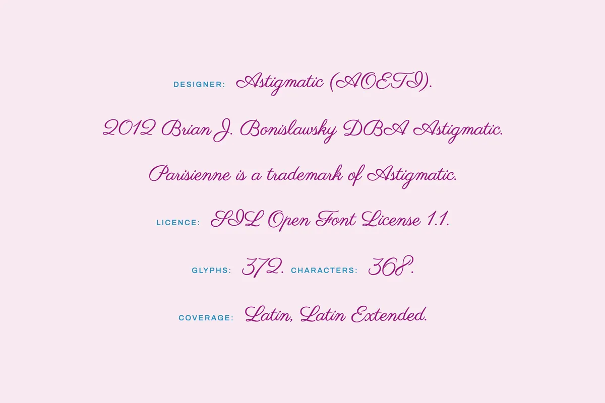 Parisienne - Free Casual Wedding Script