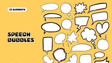 Hand Drawn Comic Speech Bubbles