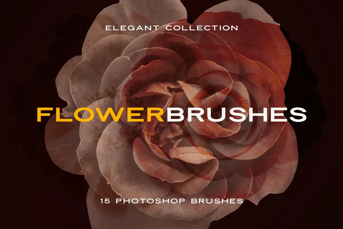 Elegant Flower Photoshop Brushes