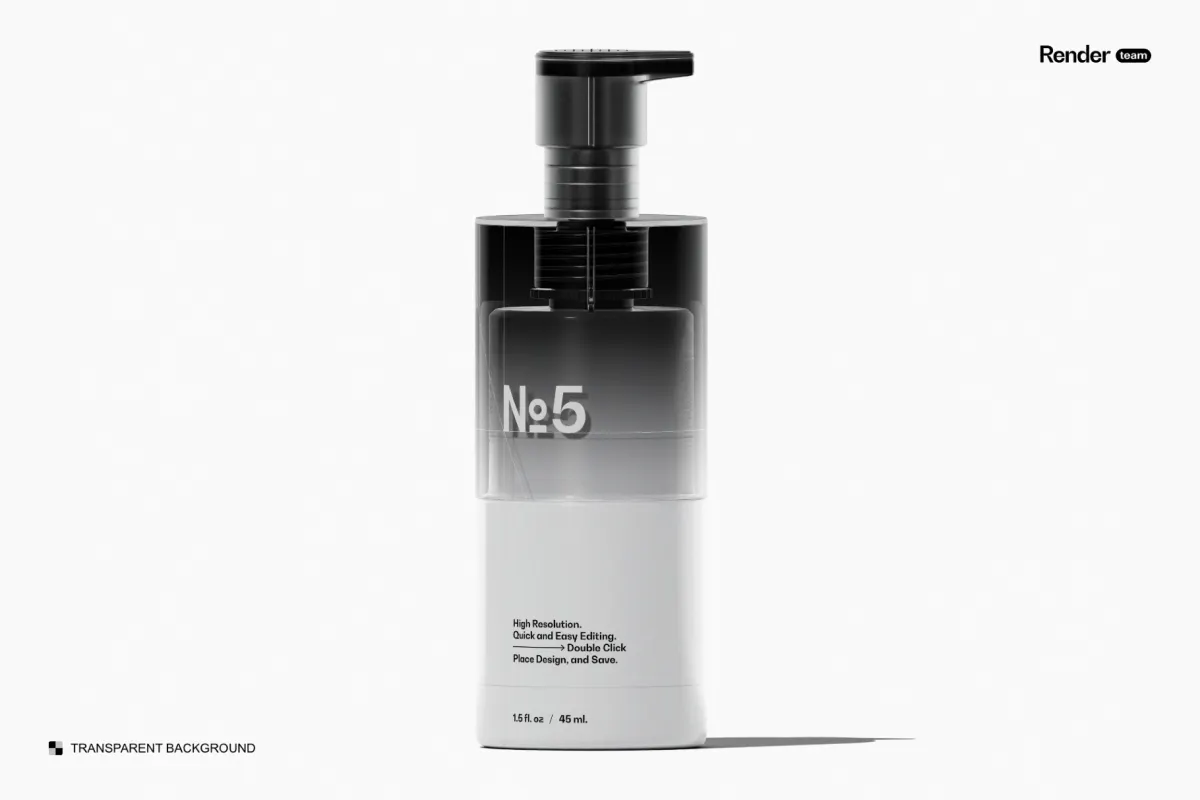 Dispenser Bottle Mockup Set