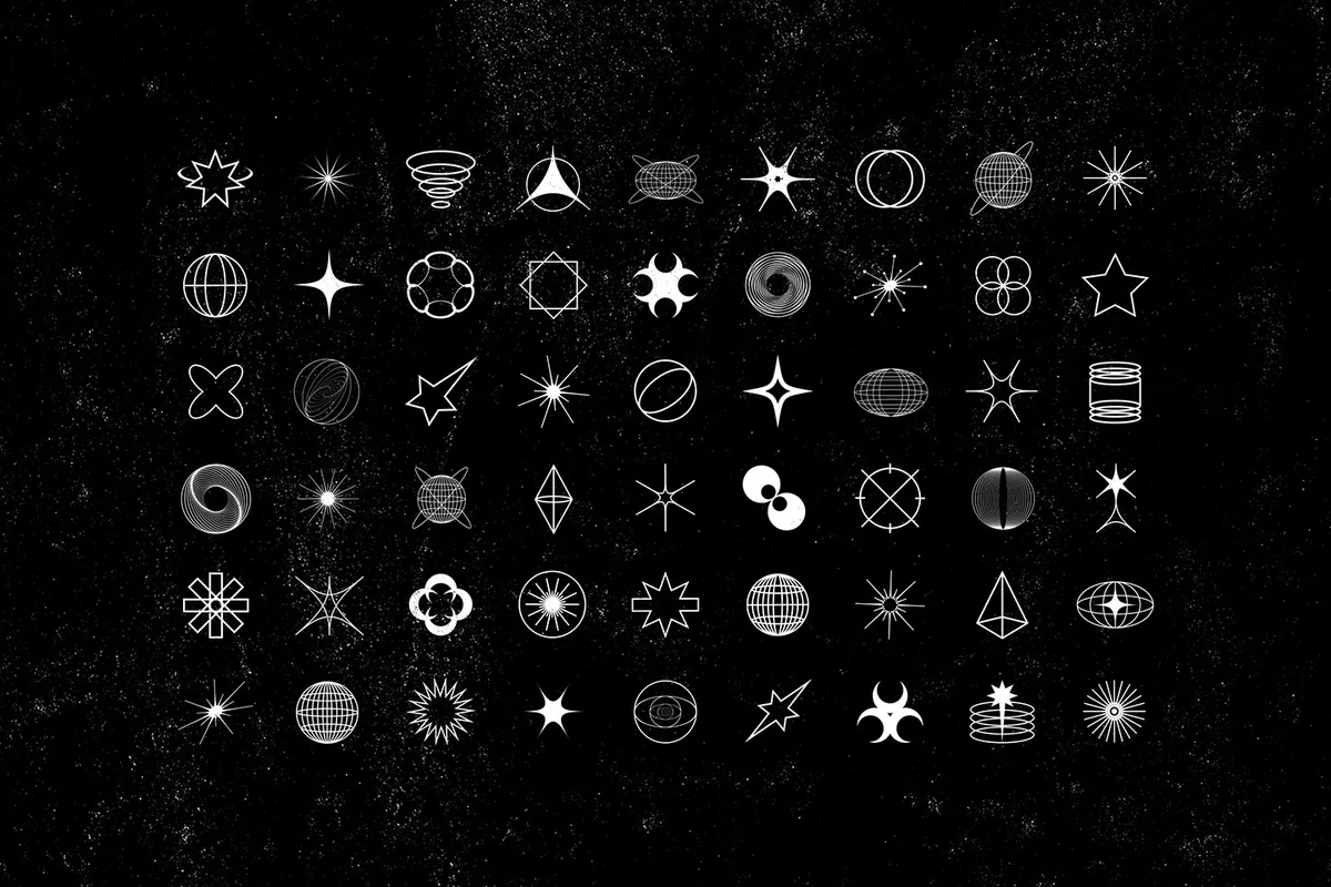 324 Abstract Shapes Set