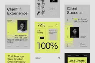 Client Testimonial Instagram Pack - Adobe Template