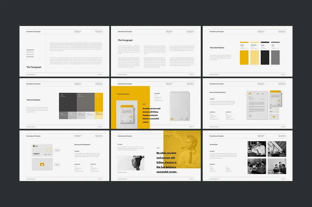 Brand Manual Guidelines Template