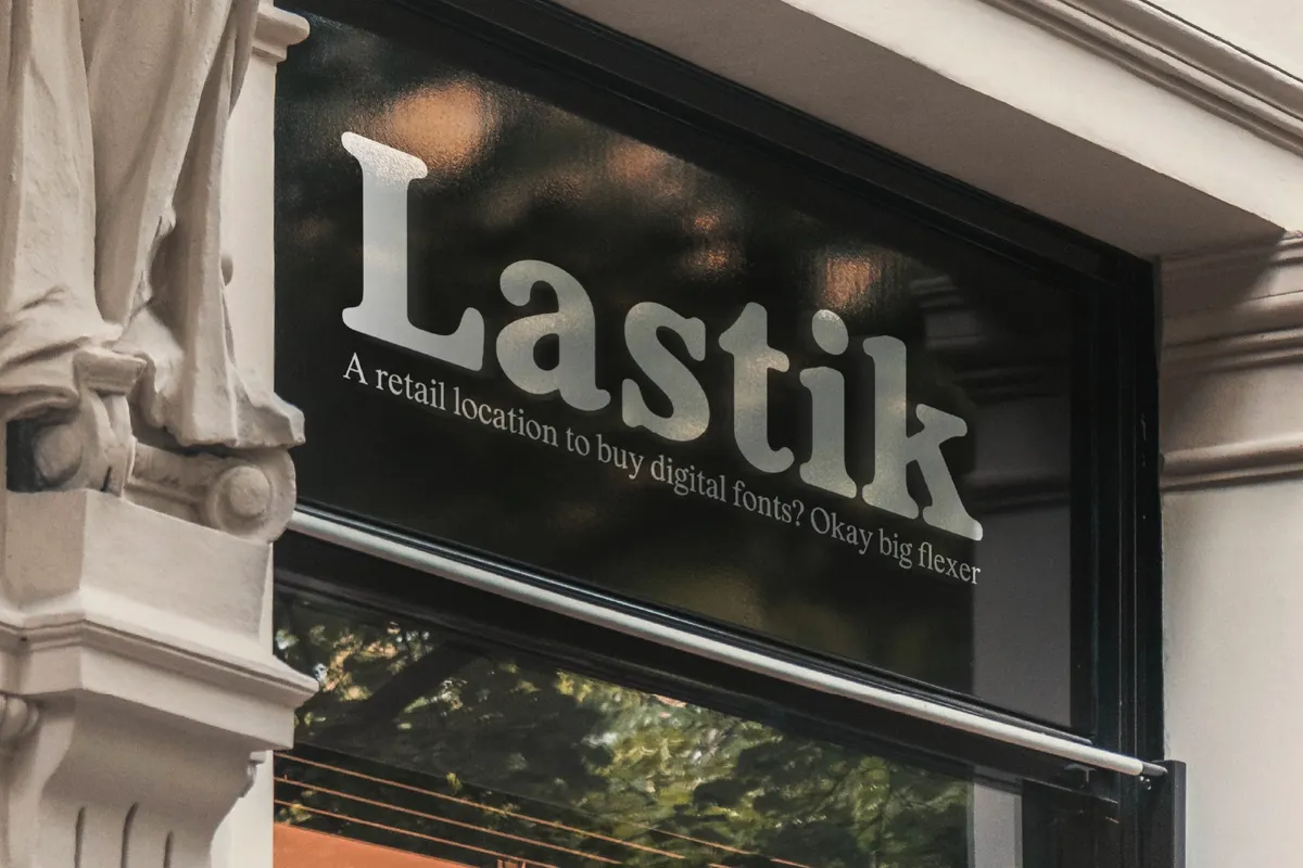 Lastik - Retro Serif Font Family