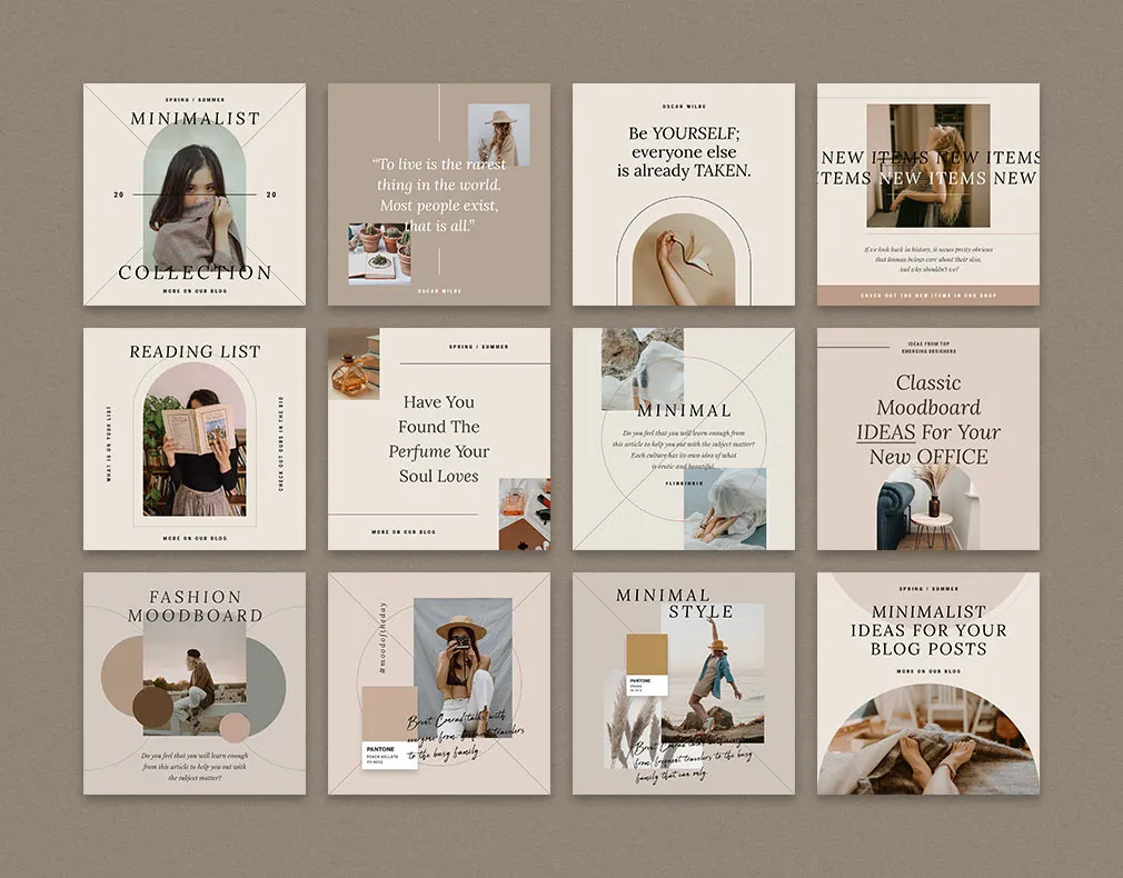 Post & Story Instagram Templates