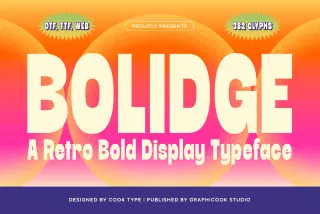 Bolidge Font