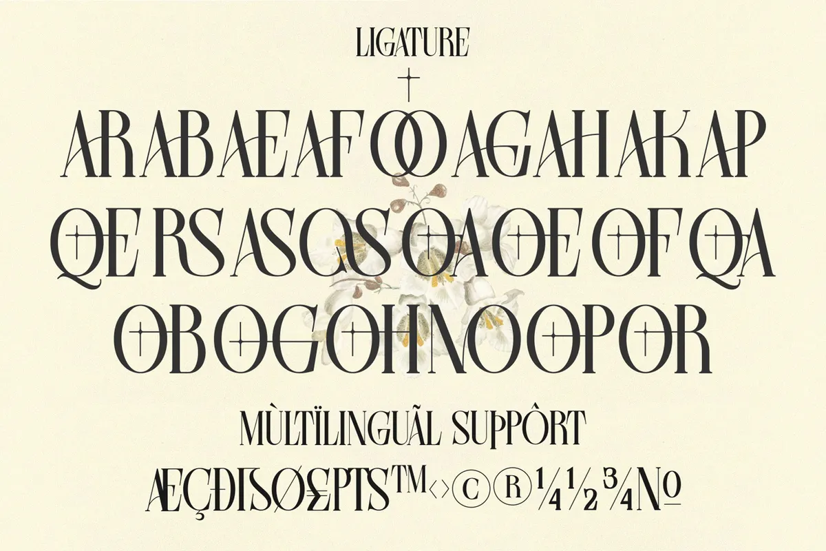 Farqey Denours - Luxury Serif Display Font