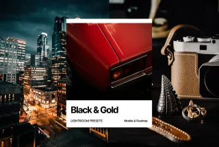 Black & Gold Cinematic Lightroom Presets