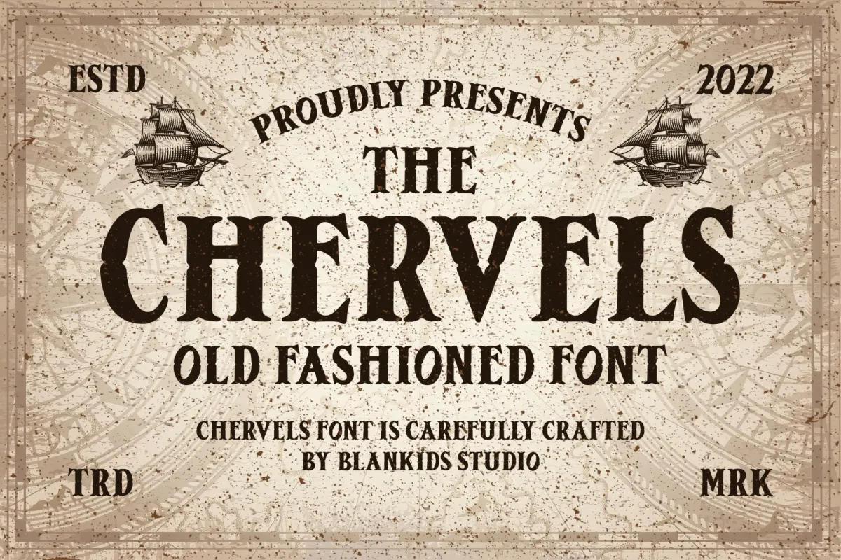 Chervels - Old Fashioned Font