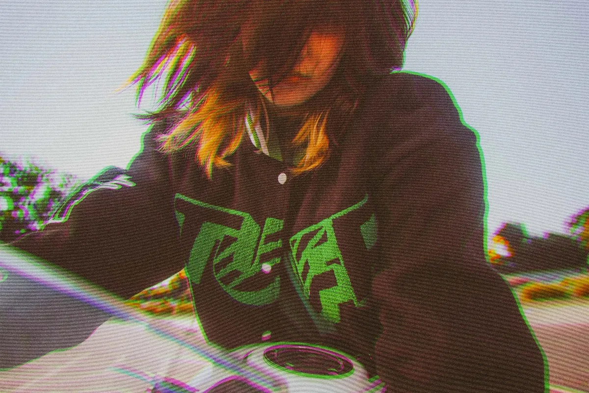 CRT Television Poster Photo Effect
