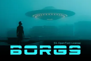 Borg 9 - 80s Tech Font