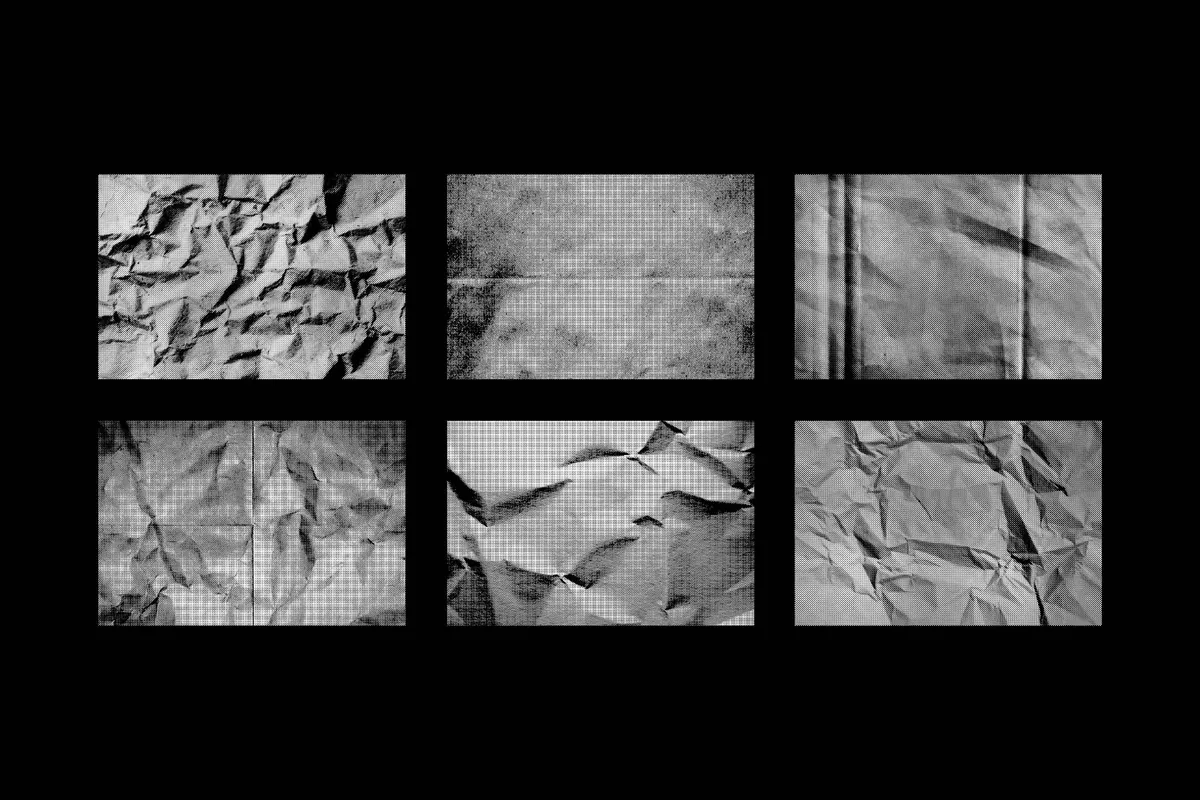 Halftone Papers Texture Collection