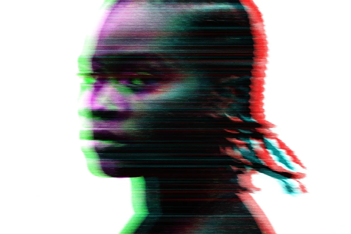 Glitching Anaglyph Photo Effect