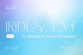 Iridescent Gradient Backgrounds