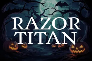 Razor Titan - Halloween Typeface