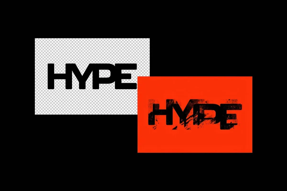 Hyped Gritty Distortion Text Effect
