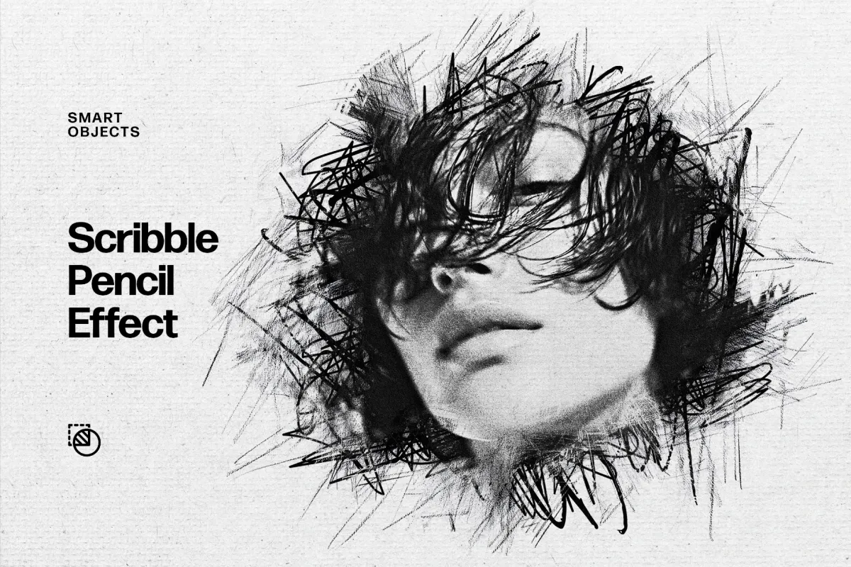 Scribble Pencil Photo Effect