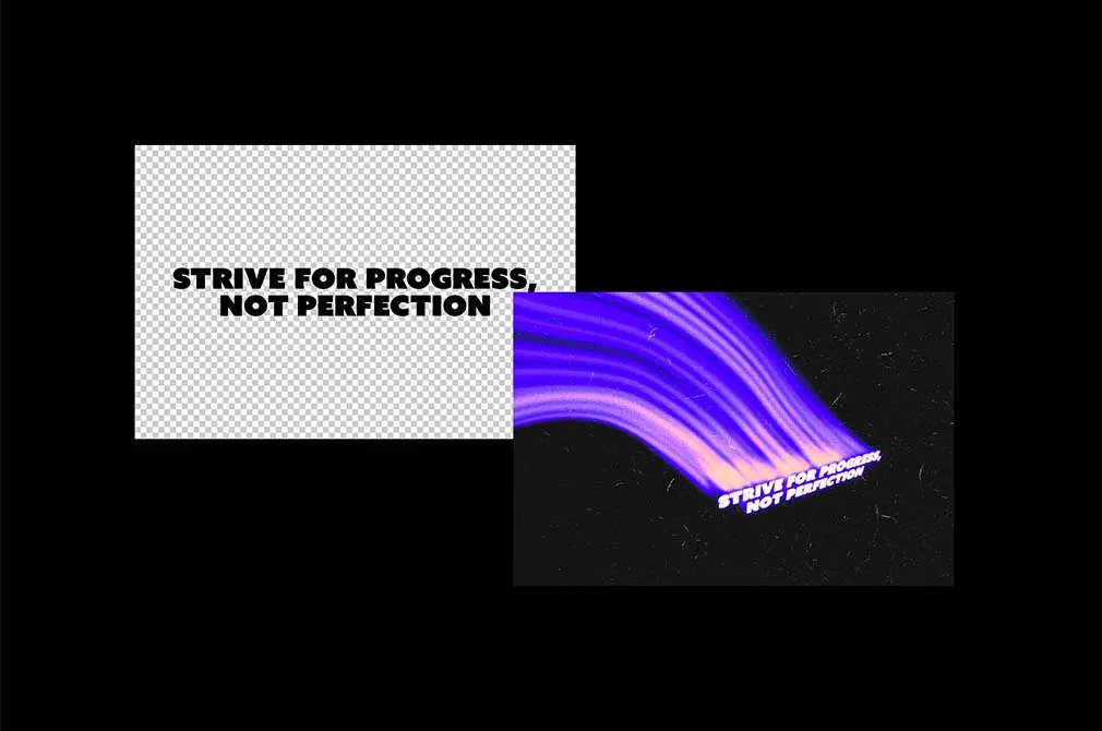 Liquid Melting Text Effect