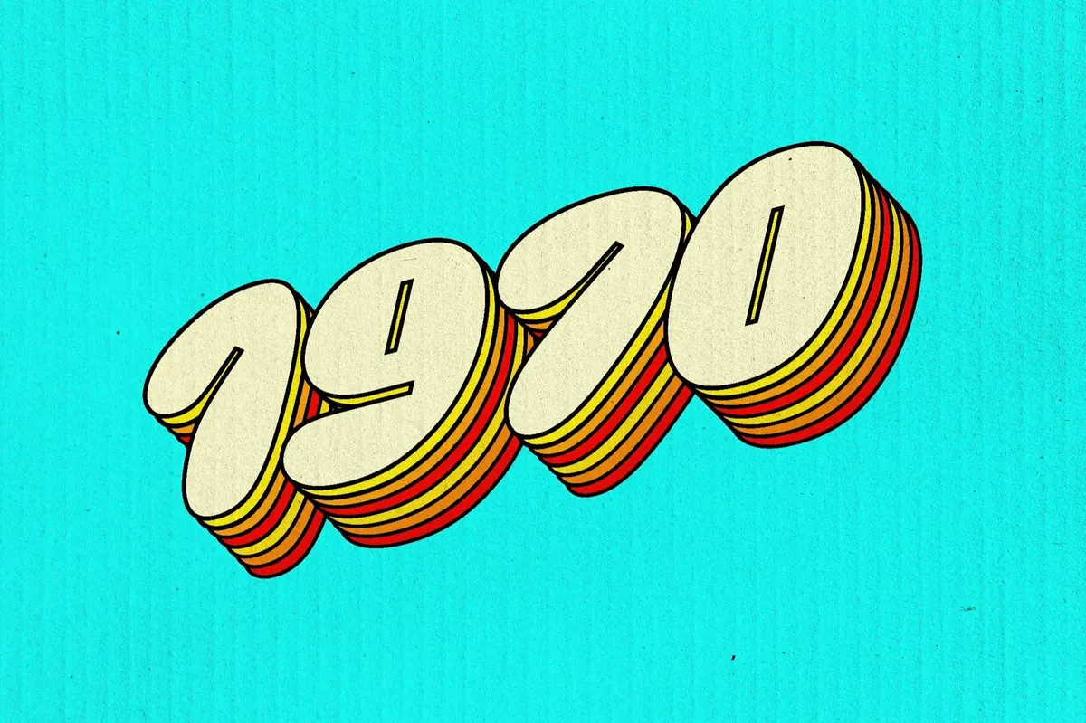 70s Retro Vibe Text Effect