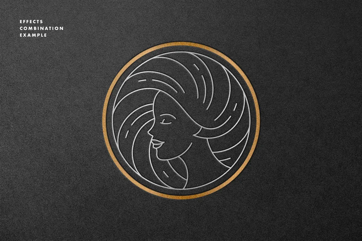 Hot Foil Logo Mockups