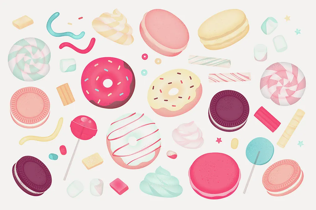 Gummy Graphic Elements