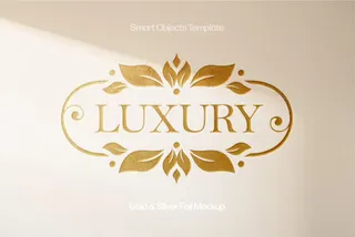 Deluxe Gold & Silver Foil Mockups
