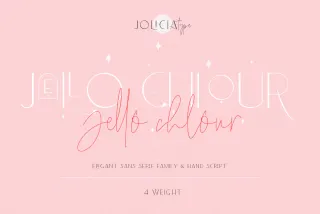 Jello Chlour - Display Font