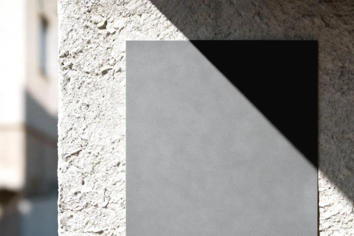Poster on Concrete Wall Mockup