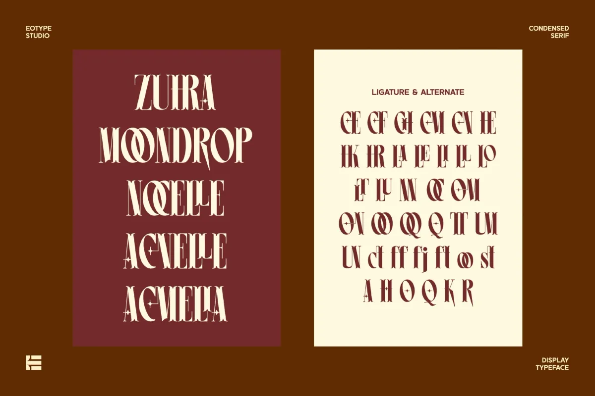 Leonice - Elegant Condensed Serif Font