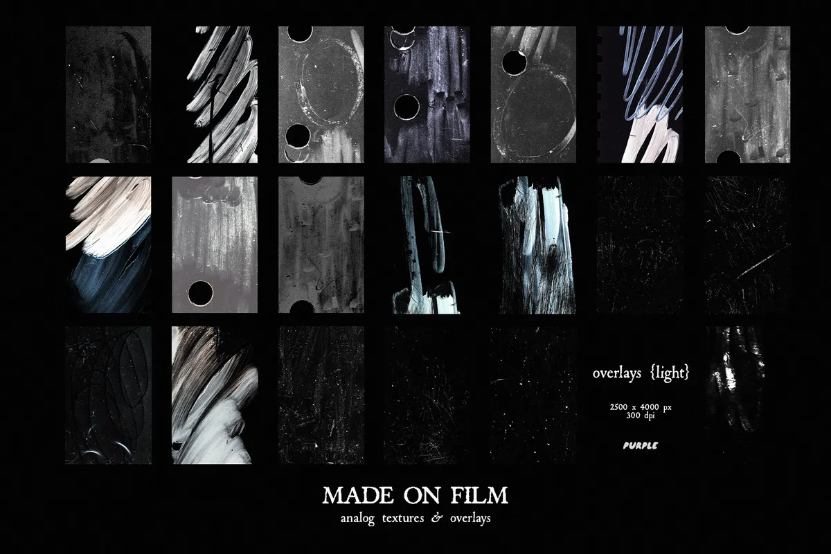 Made on Film: Analog Textures & Overlays