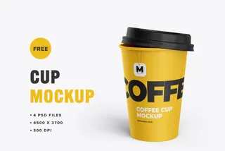 Tea and Coffee Cup Mockup
