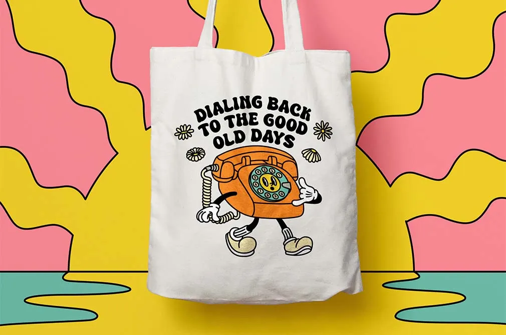 70s Retro Tech Cartoon Characters