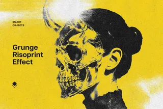 Grunge Risoprint Photo Effect