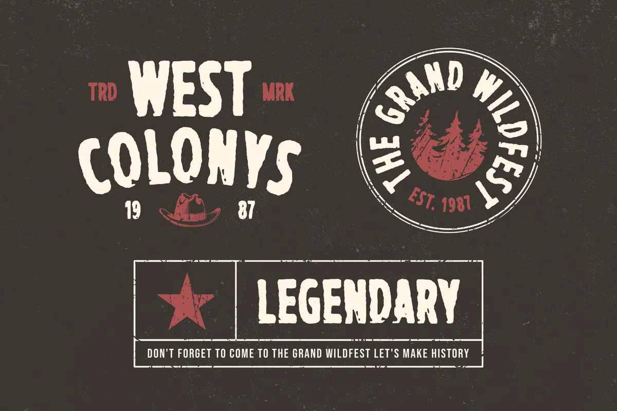 Maxover - Hand Drawn Vintage Display Font