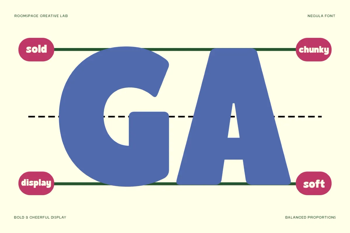 Negula - Bold Rounded Display Font