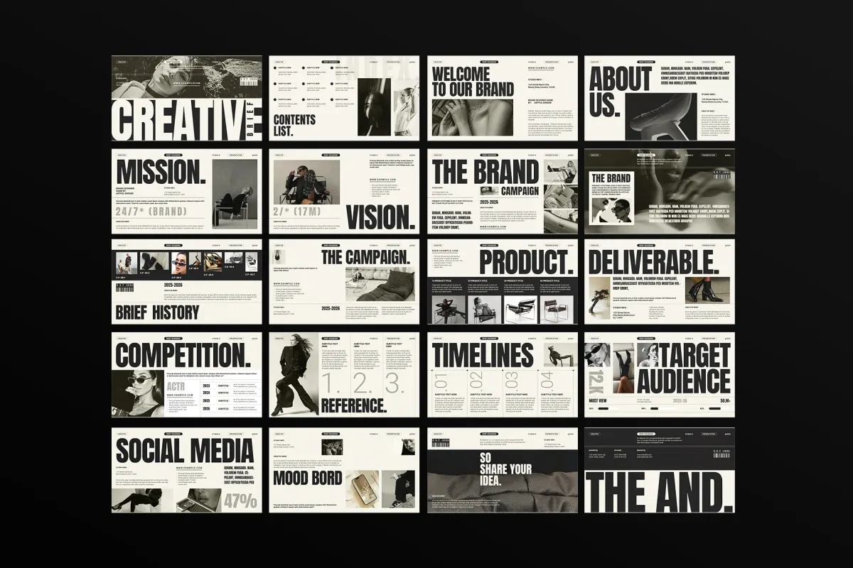 Branding Strategy Presentation Template