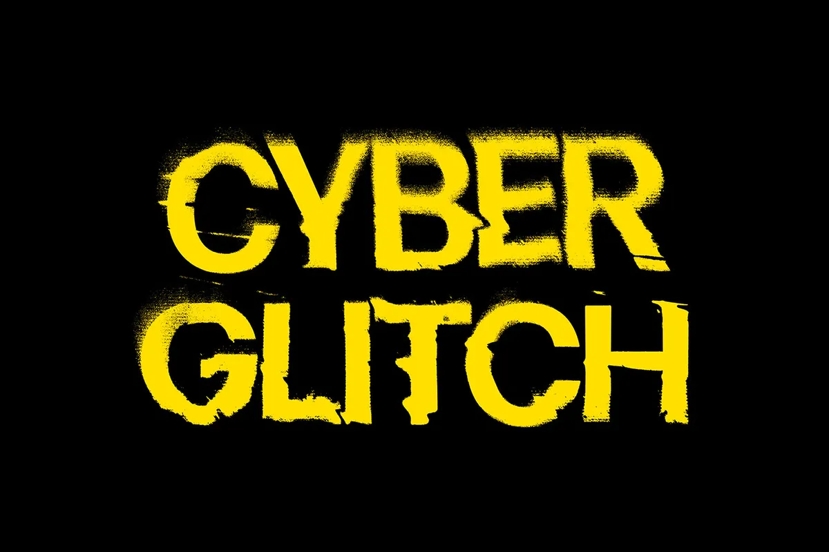 Displaced Distortion Text Effects