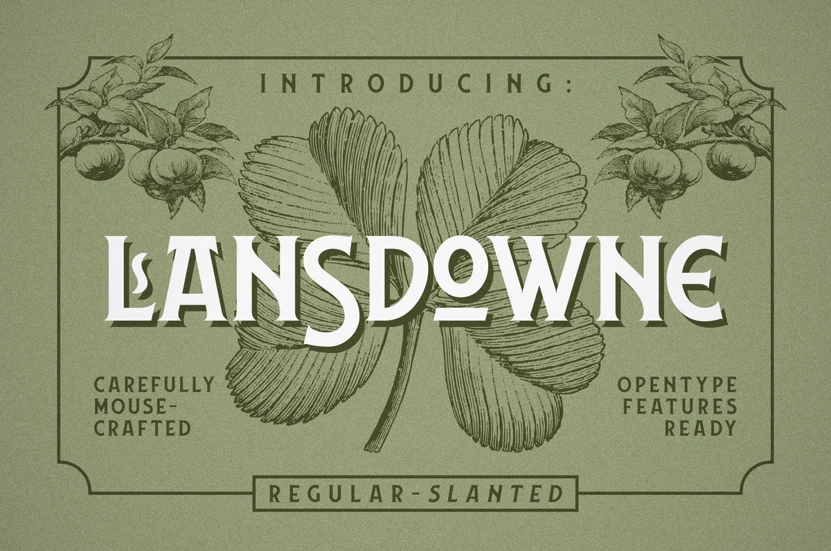 Lansdowne Decorative Font