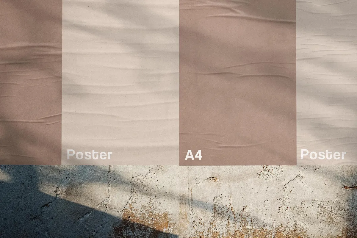 Wall Posters Mockup