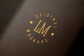 Gold Foil Stamping Mockup